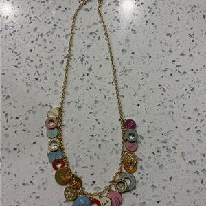 Vintage Coach Charm Necklace